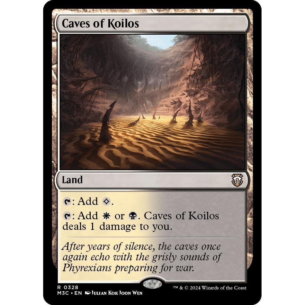 Image for Caves of Koilos (Ripple Foil) (328) (M3C) - Magic: The Gathering