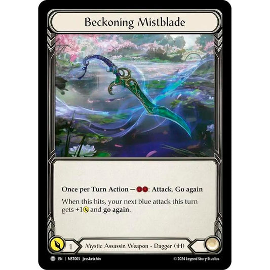 Image for Beckoning Mistblade // Tiger Taming Khakkara (MST003//MST159) (MST) - Flesh and Blood TCG