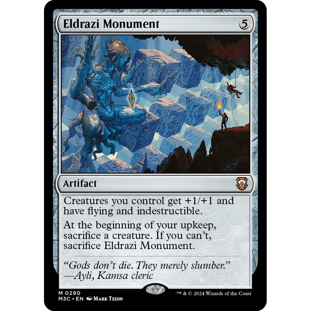 Image for Eldrazi Monument (Ripple Foil) (290) (M3C) - Magic: The Gathering