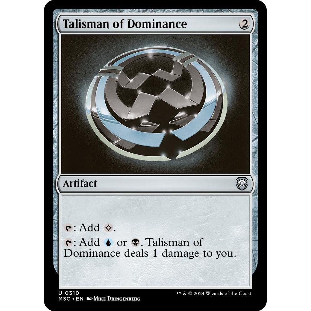 Image for Talisman of Dominance (Ripple Foil) (310) (M3C) - Magic: The Gathering