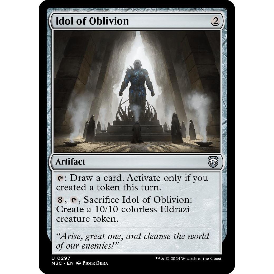 Image for Idol of Oblivion (Ripple Foil) (297) (M3C) - Magic: The Gathering