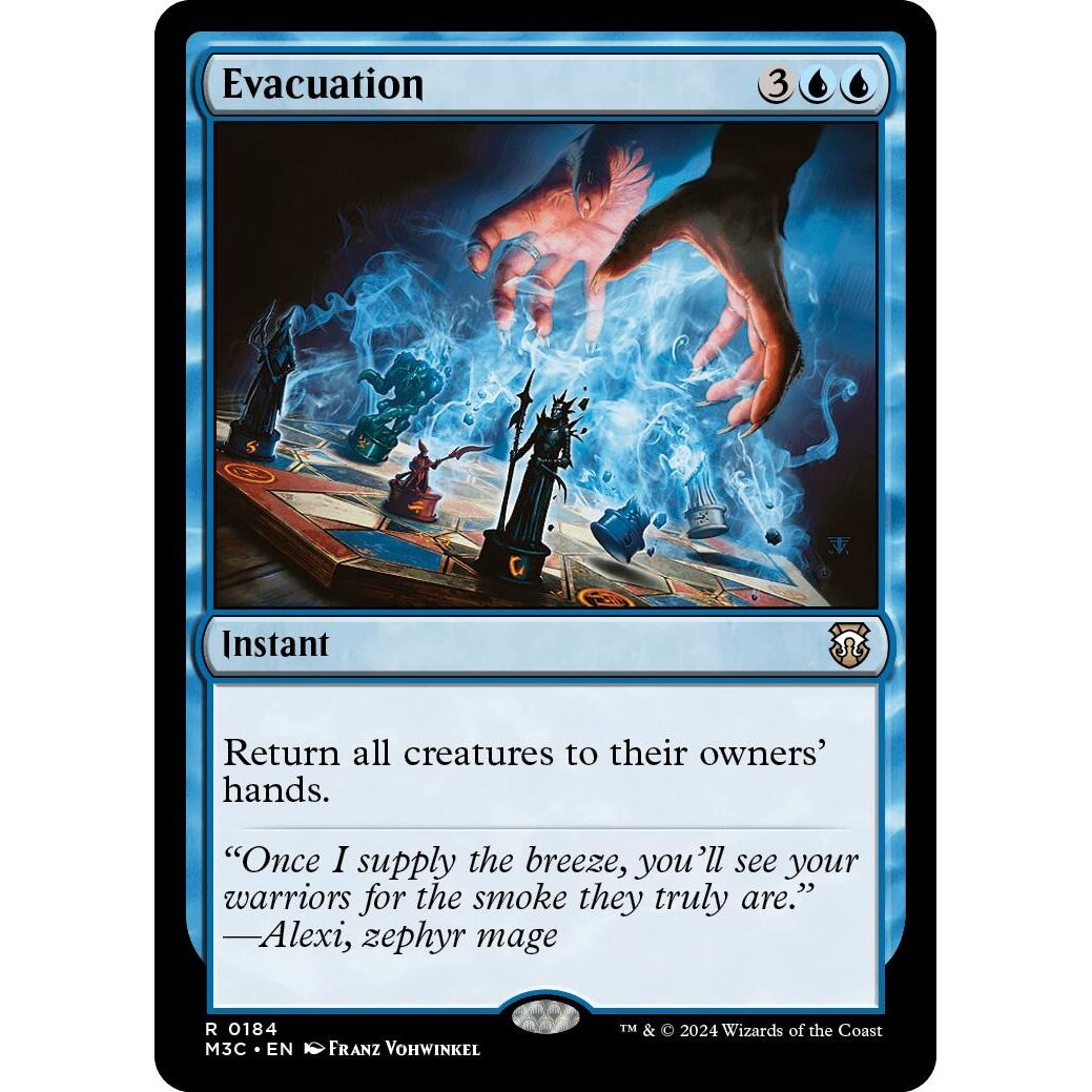 Image for Evacuation (Ripple Foil) (184) (M3C) - Magic: The Gathering