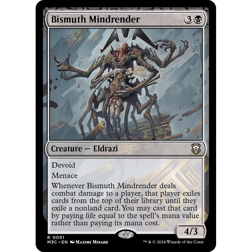 Image for Bismuth Mindrender (Ripple Foil) (51) (M3C) - Magic: The Gathering