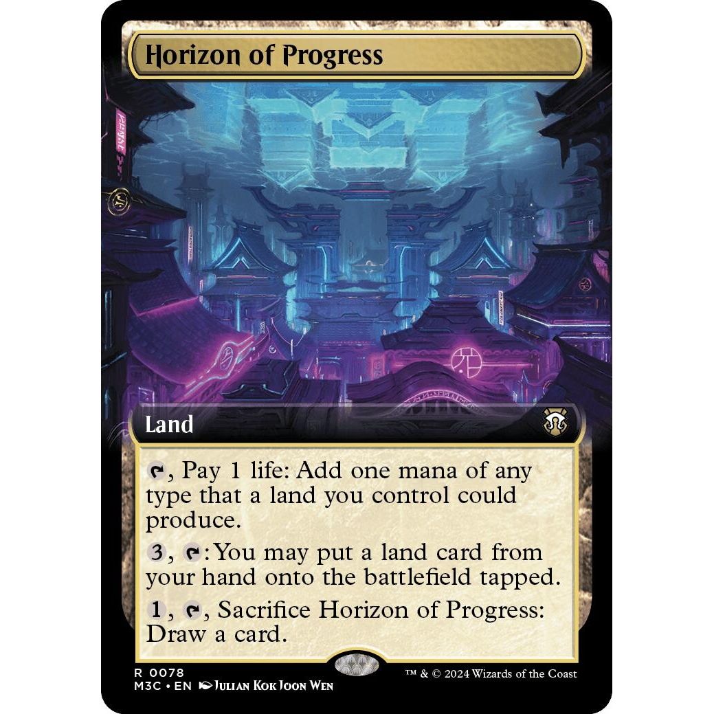 Image for Horizon of Progress (Extended Art) (78) (M3C) - Magic: The Gathering