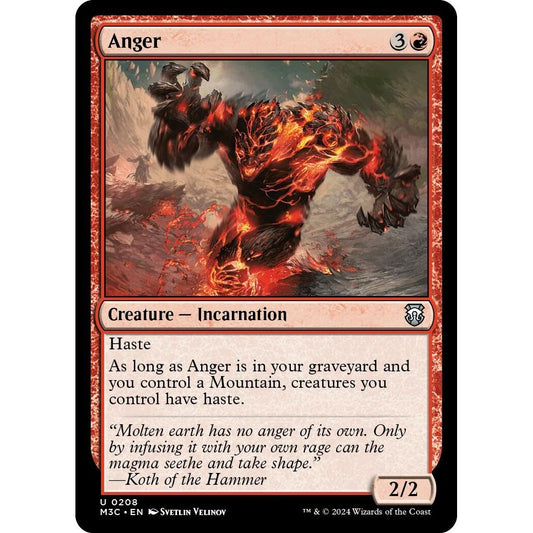 Image for Anger (208) (M3C) - Magic: The Gathering