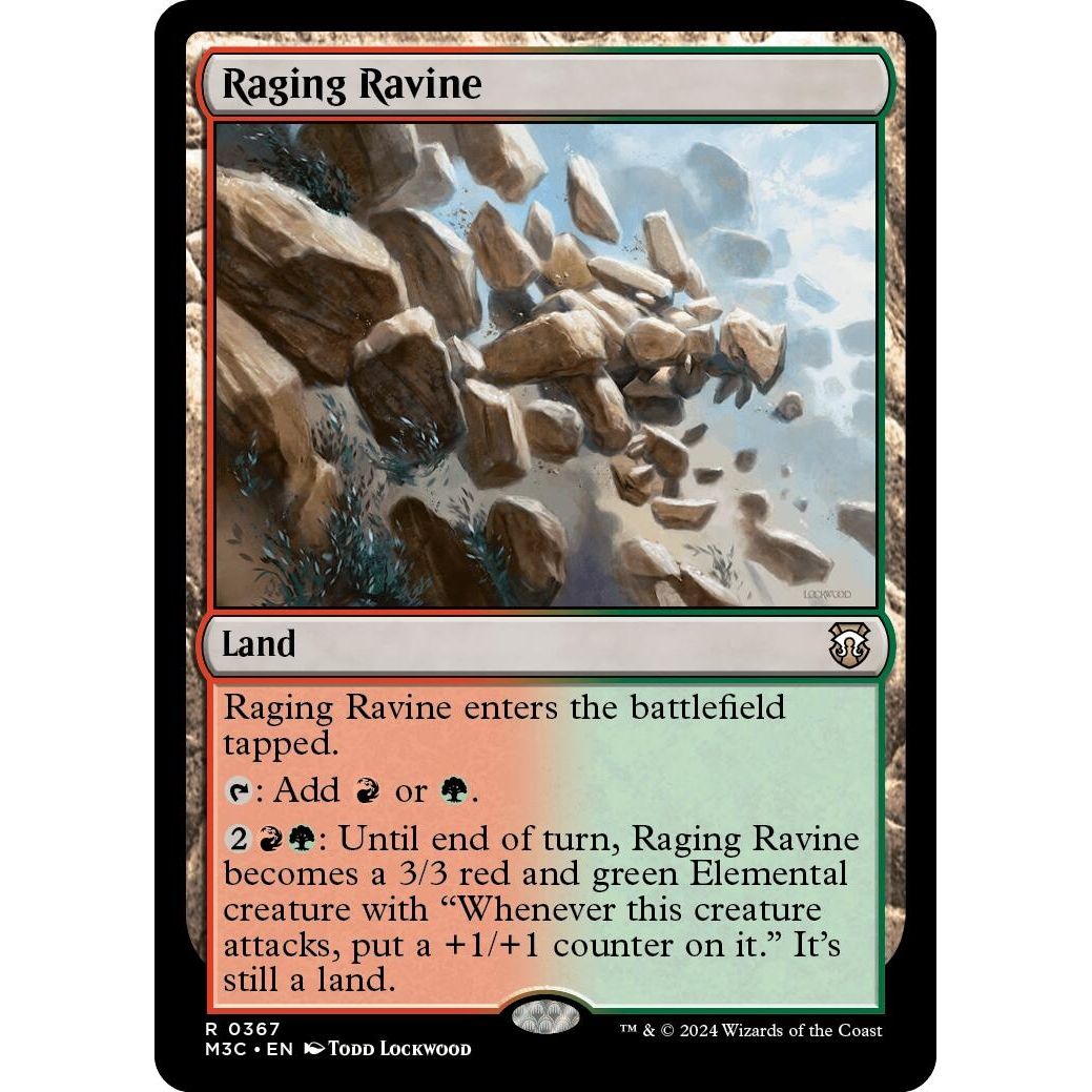 Image for Raging Ravine (367) (M3C) - Magic: The Gathering