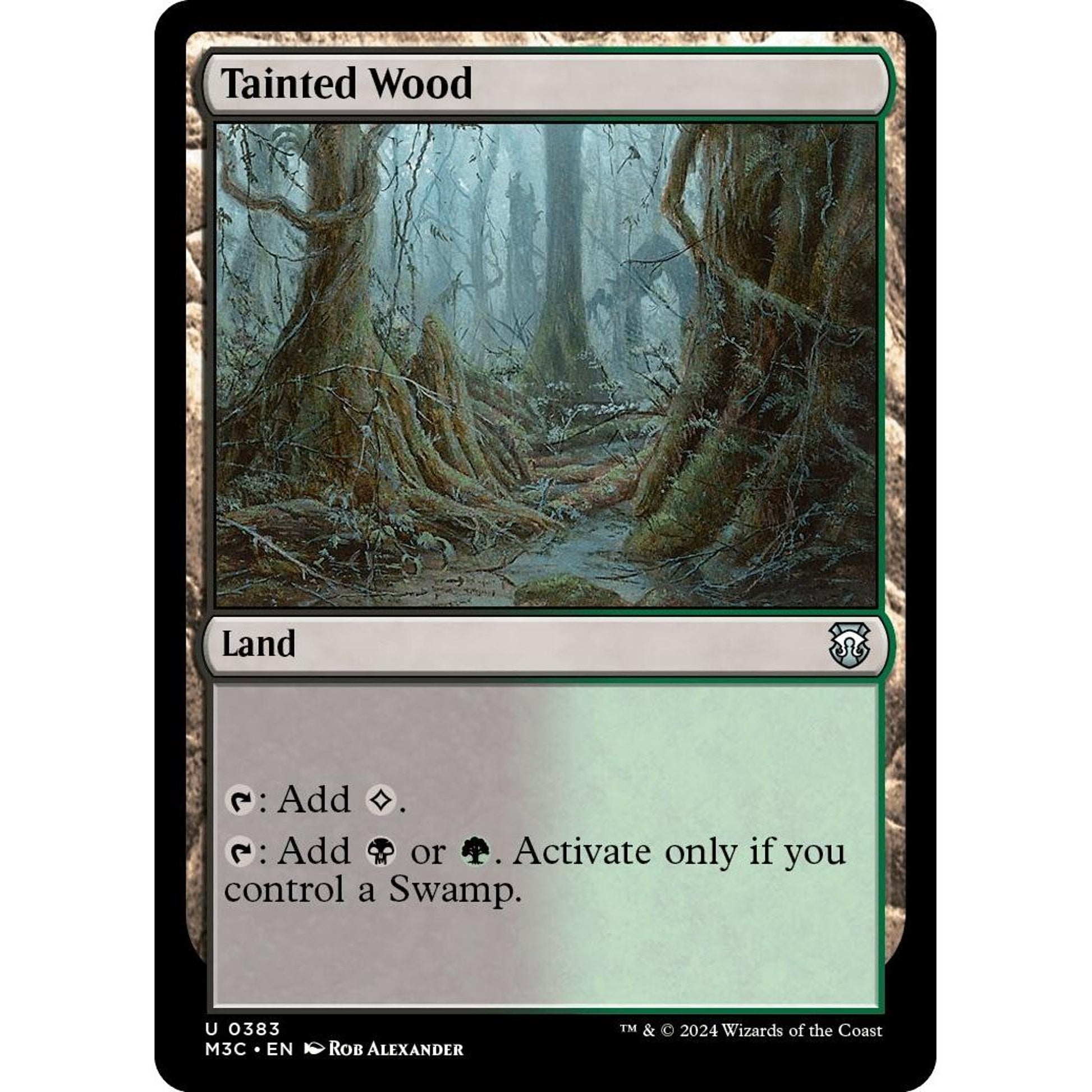 Image for Tainted Wood (383) (M3C) - Magic: The Gathering