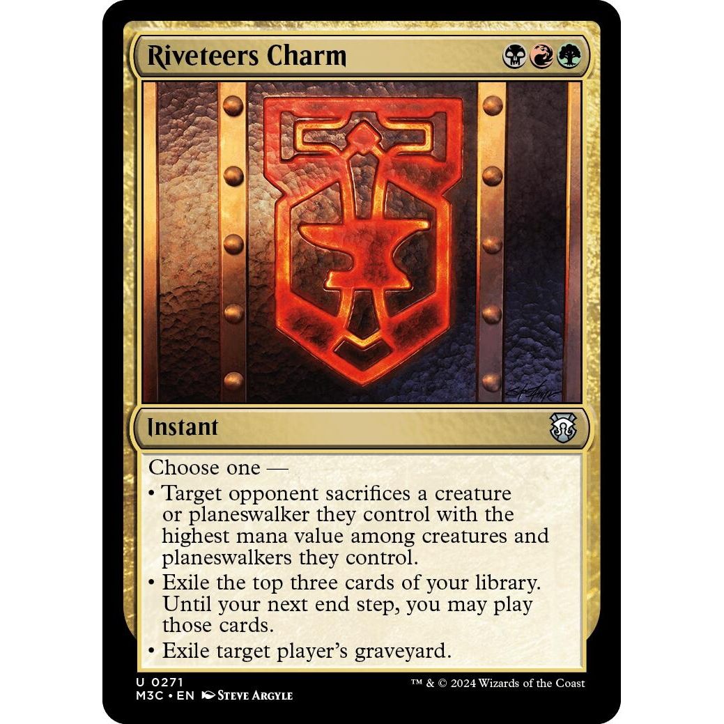 Image for Riveteers Charm (271) (M3C) - Magic: The Gathering