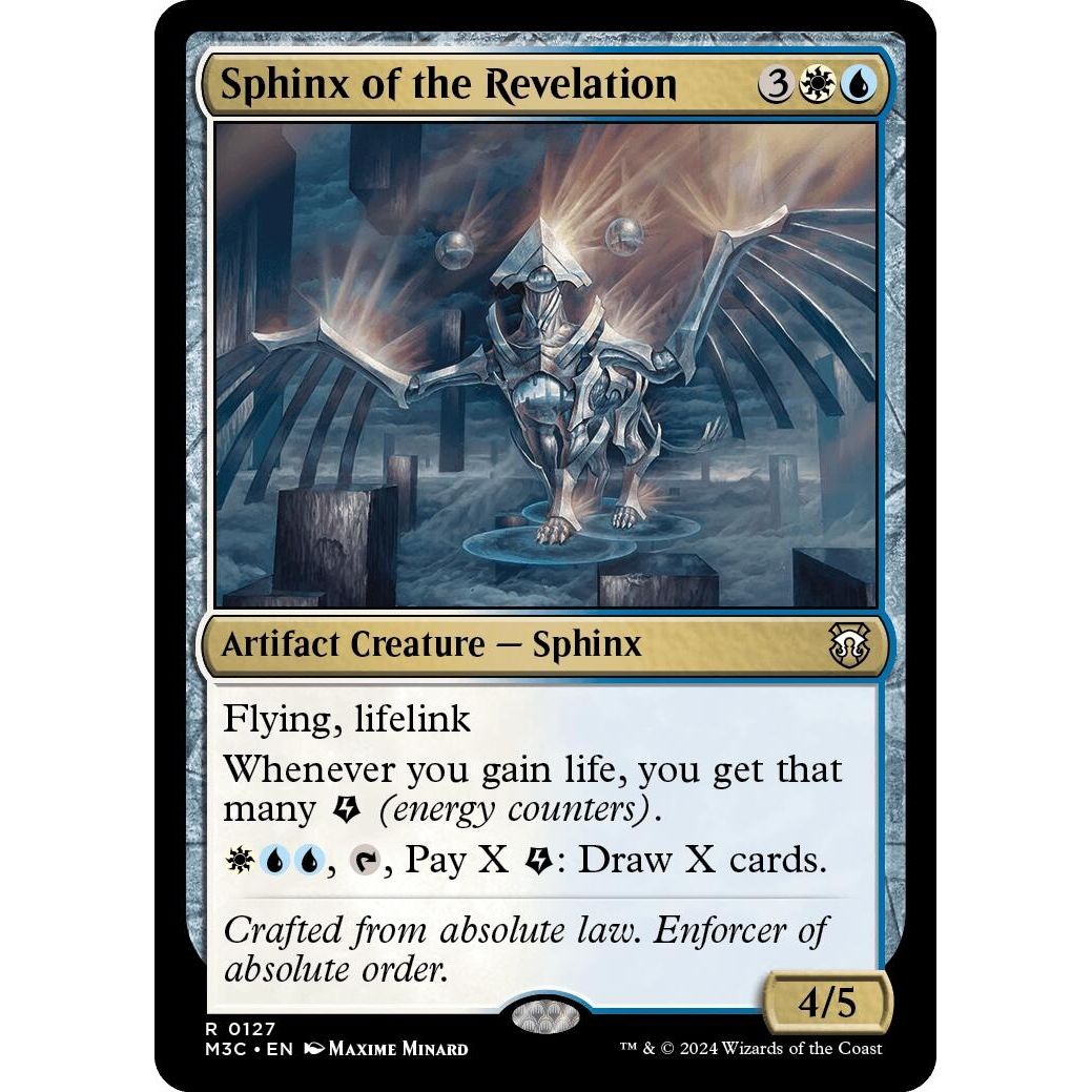 Image for Sphinx of the Revelation (Ripple Foil) (127) (M3C) - Magic: The Gathering