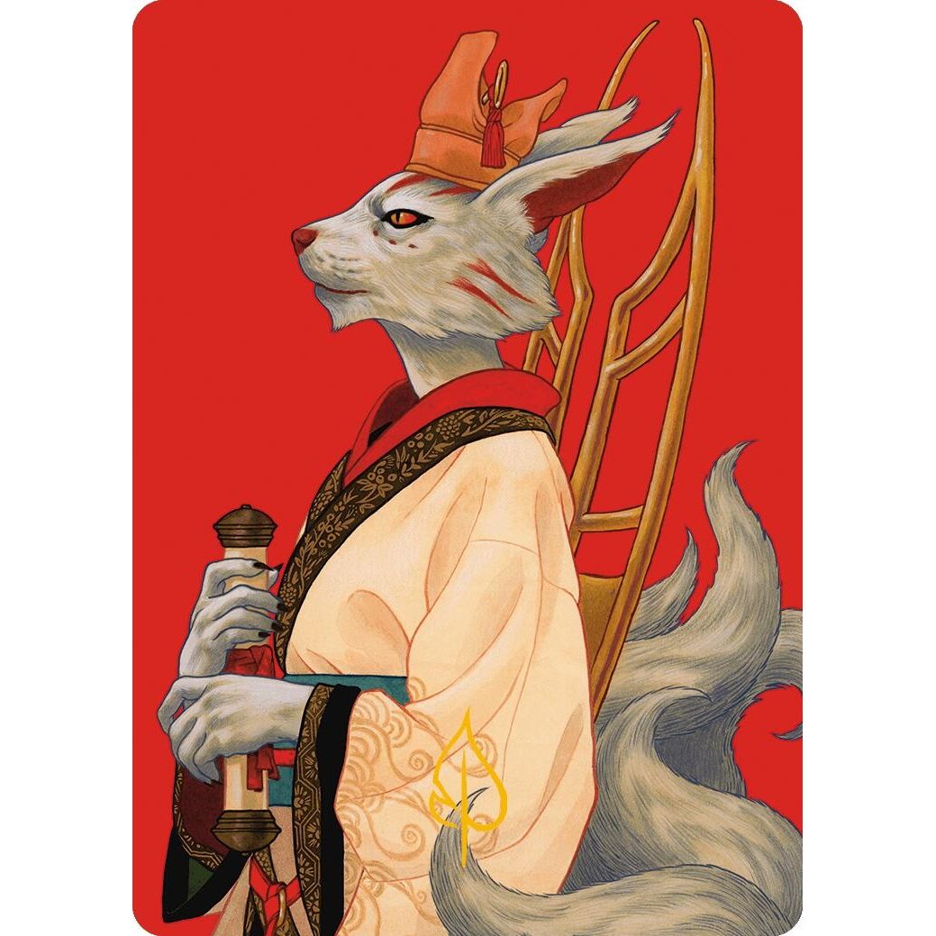 Image for Pearl-Ear, Imperial Advisor Art Card (Gold-Stamped Signature) (45) (ASMH3) - Magic: The Gathering