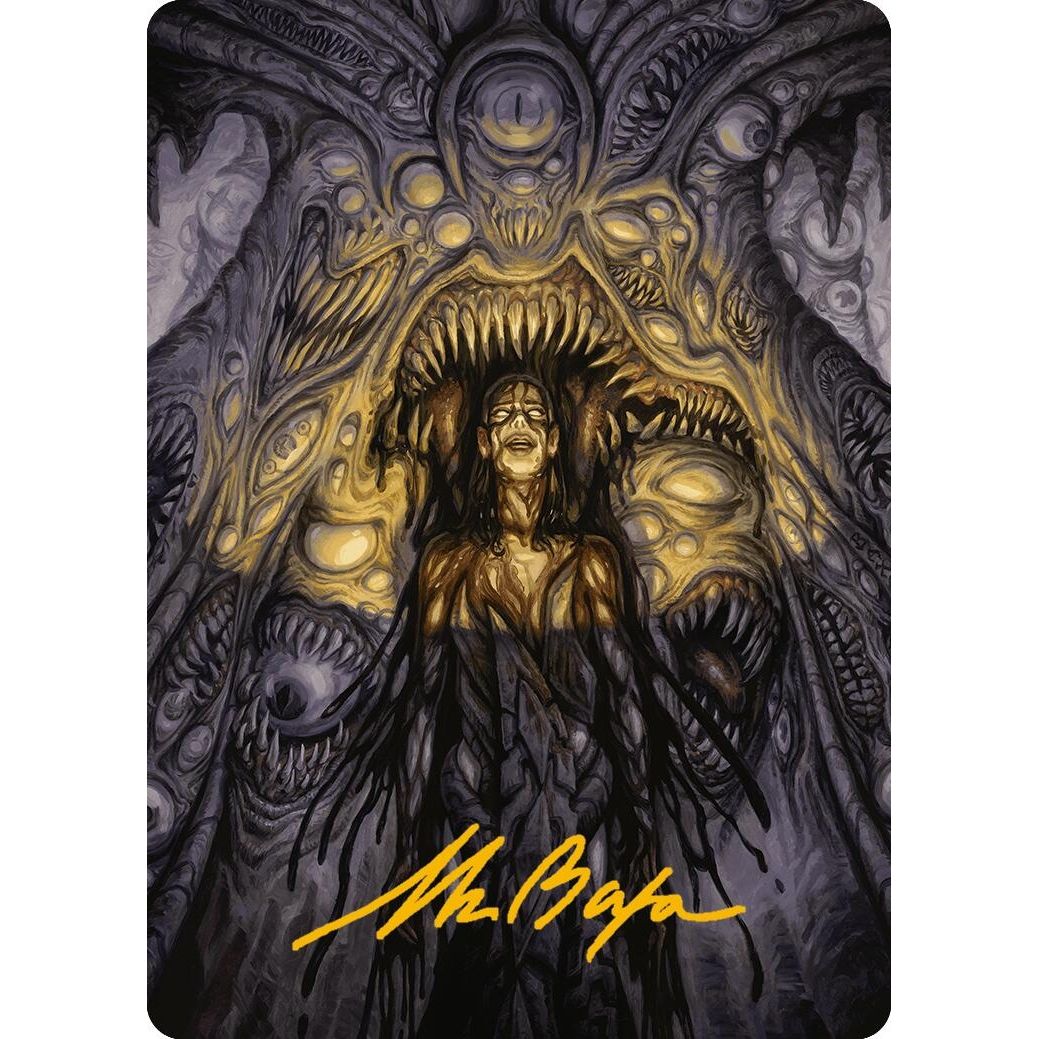 Image for Chthonian Nightmare Art Card (Gold-Stamped Signature) (37) (ASMH3) - Magic: The Gathering