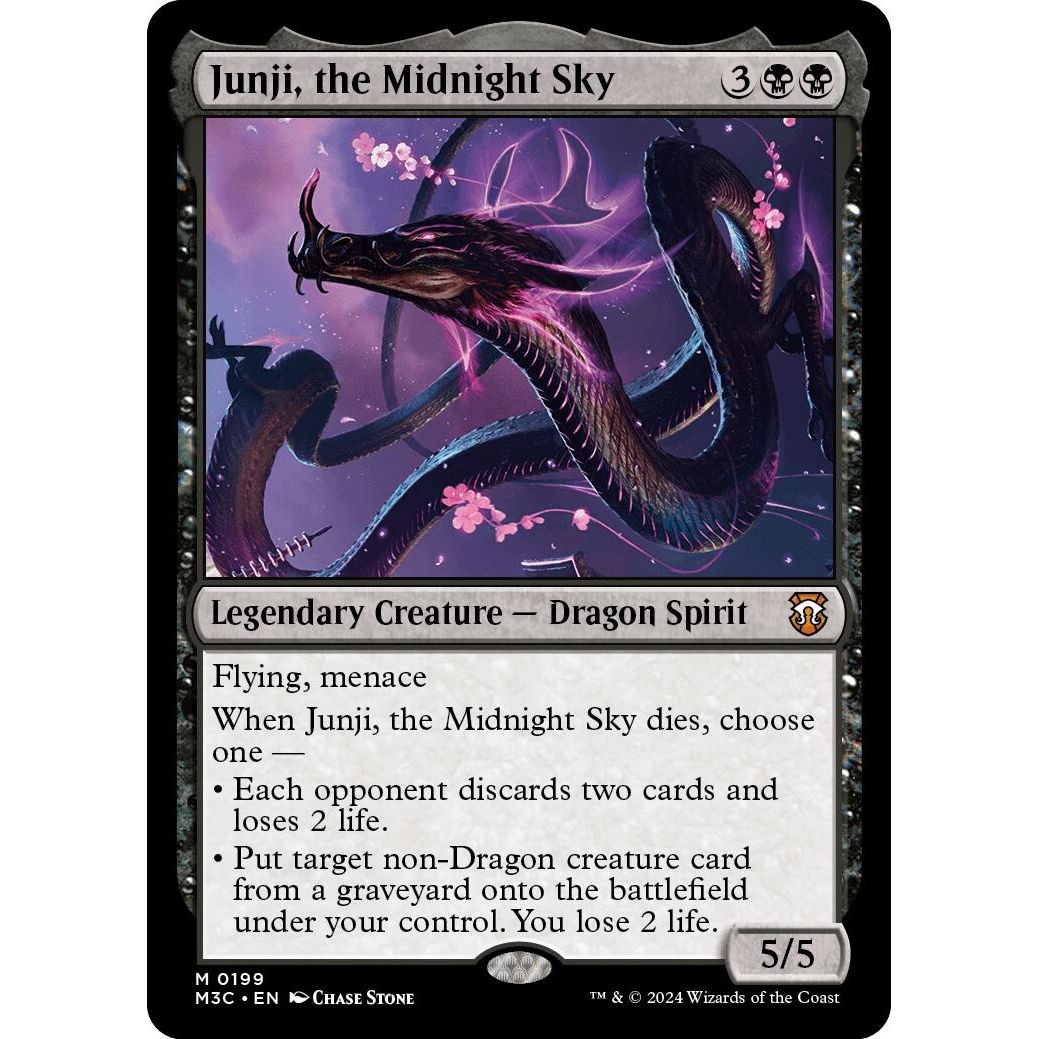 Image for Junji, the Midnight Sky (Ripple Foil) (199) (M3C) - Magic: The Gathering
