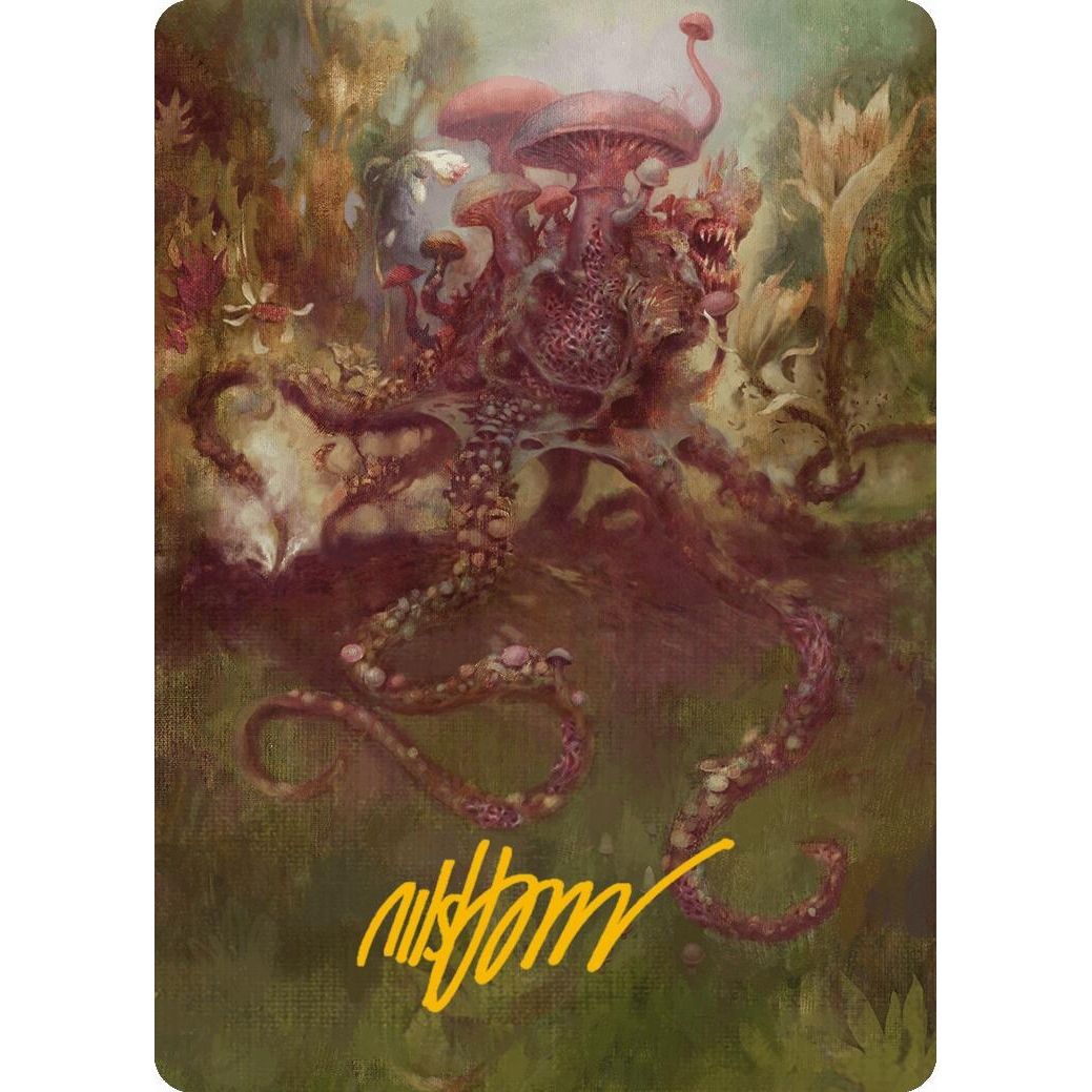 Image for Sowing Mycospawn Art Card (Gold-Stamped Signature) (40) (ASMH3) - Magic: The Gathering