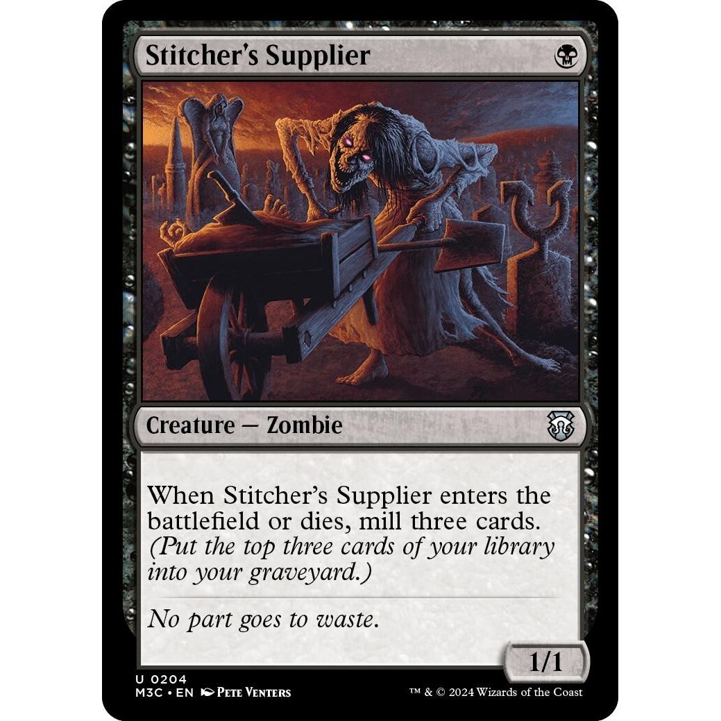 Image for Stitcher's Supplier (Ripple Foil) (204) (M3C) - Magic: The Gathering