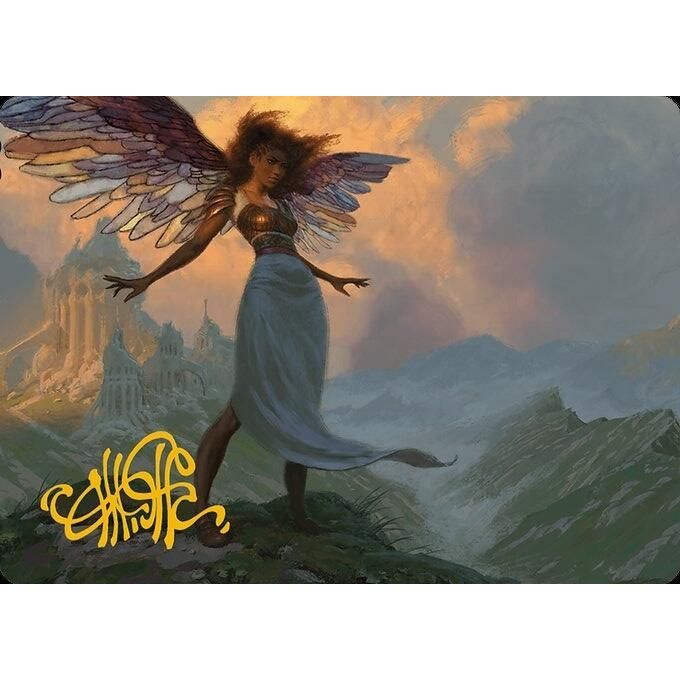 Image for Glasswing Grace Art Card (Gold-Stamped Signature) (19) (ASMH3) - Magic: The Gathering