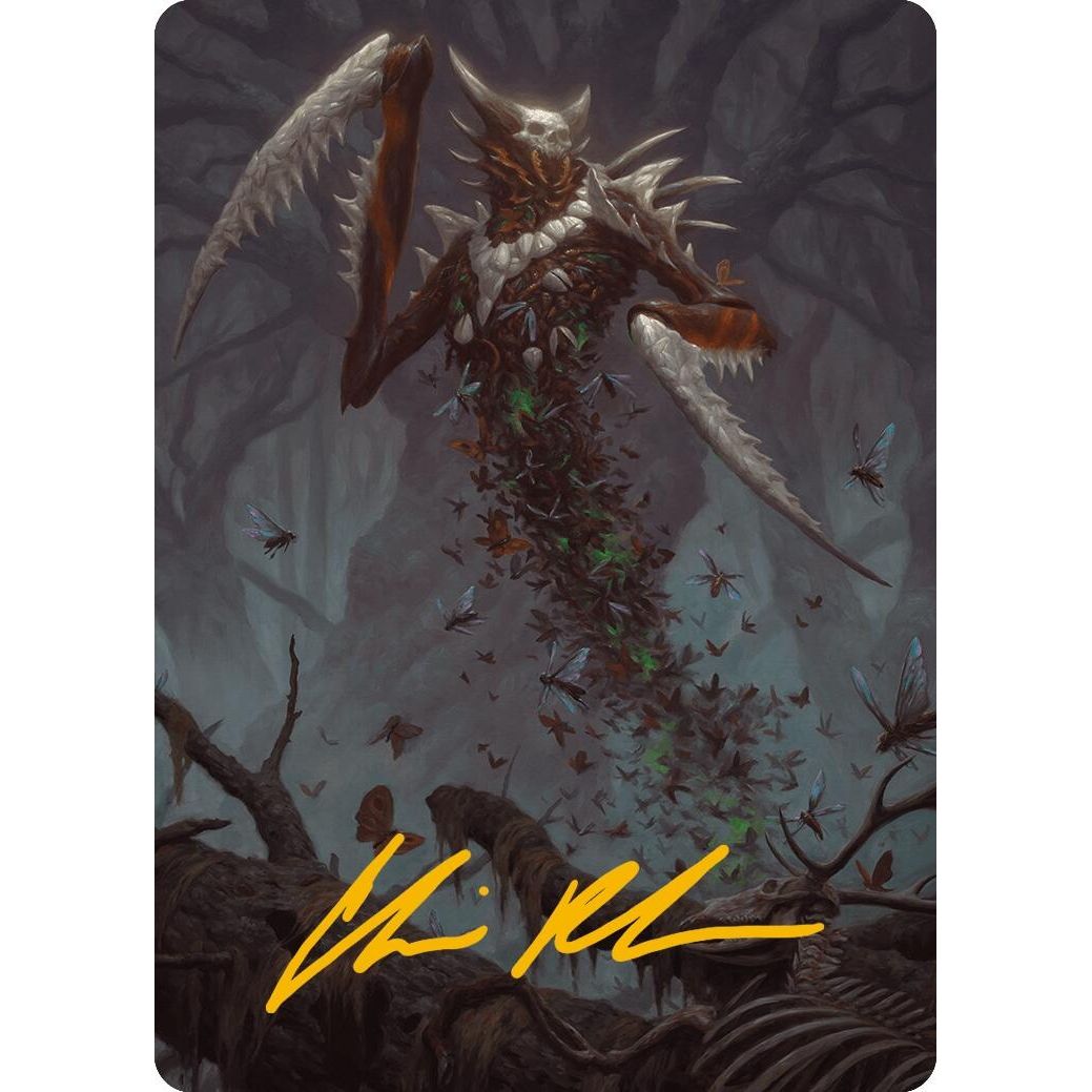 Image for Grist, the Plague Swarm Art Card (Gold-Stamped Signature) (18) (ASMH3) - Magic: The Gathering