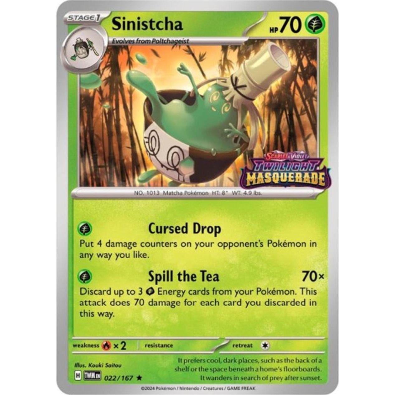 Image for Sinistcha - 022/167 (Prerelease) (022/167) (SVP) - Pokemon