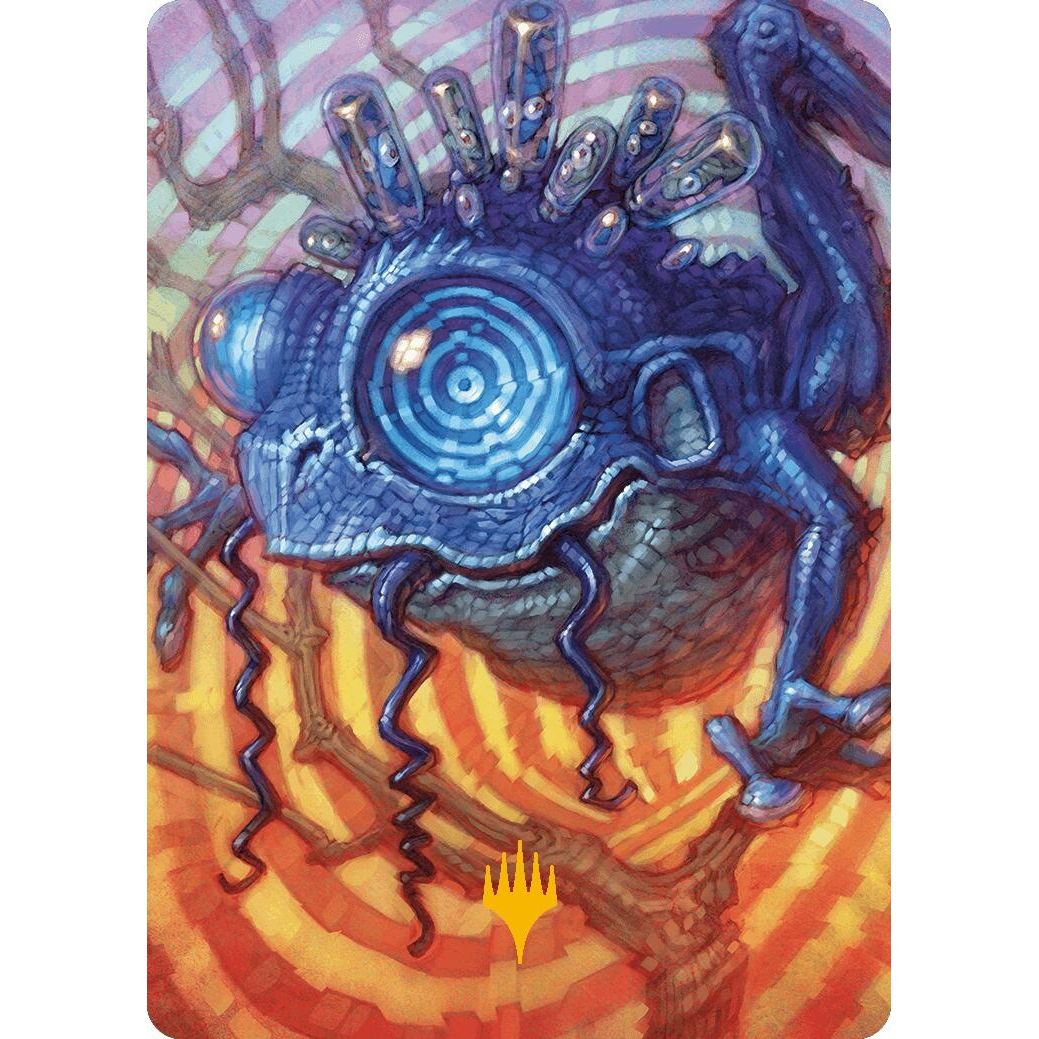 Image for Psychic Frog Art Card (Gold-Stamped Planeswalker Symbol) (41) (ASMH3) - Magic: The Gathering