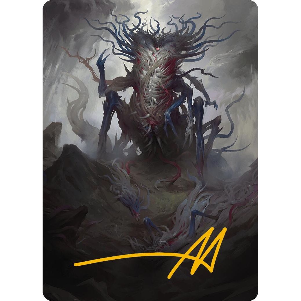 Image for Azlask, the Swelling Scourge Art Card (Gold-Stamped Signature) (25) (ASMH3) - Magic: The Gathering