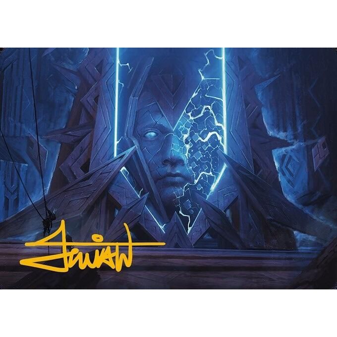 Image for Stone Idol Generator Art Card (Gold-Stamped Signature) (35) (ASMH3) - Magic: The Gathering
