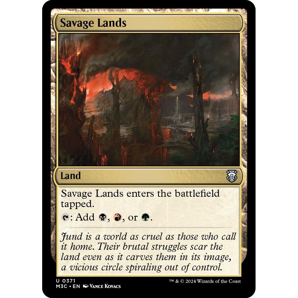 Image for Savage Lands (Ripple Foil) (371) (M3C) - Magic: The Gathering
