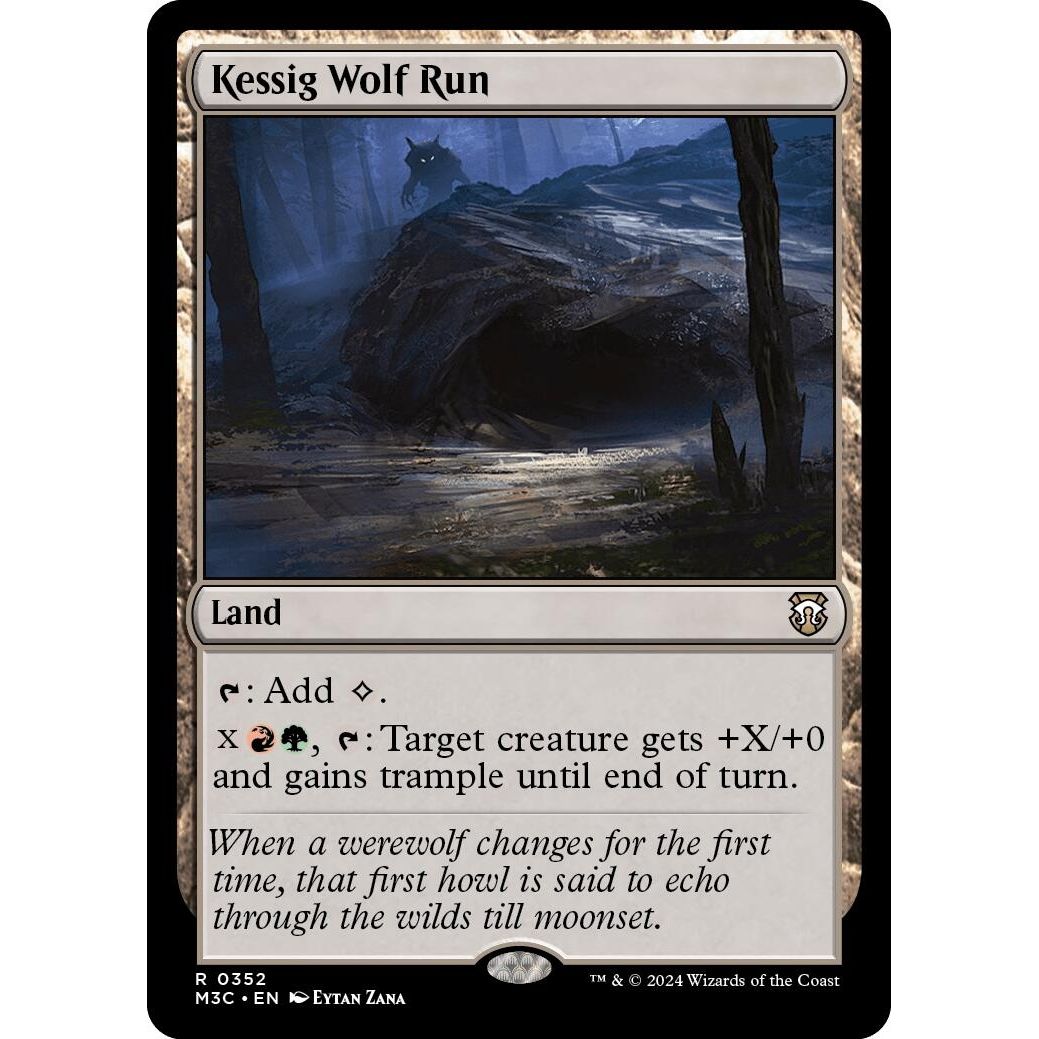 Image for Kessig Wolf Run (Ripple Foil) (352) (M3C) - Magic: The Gathering