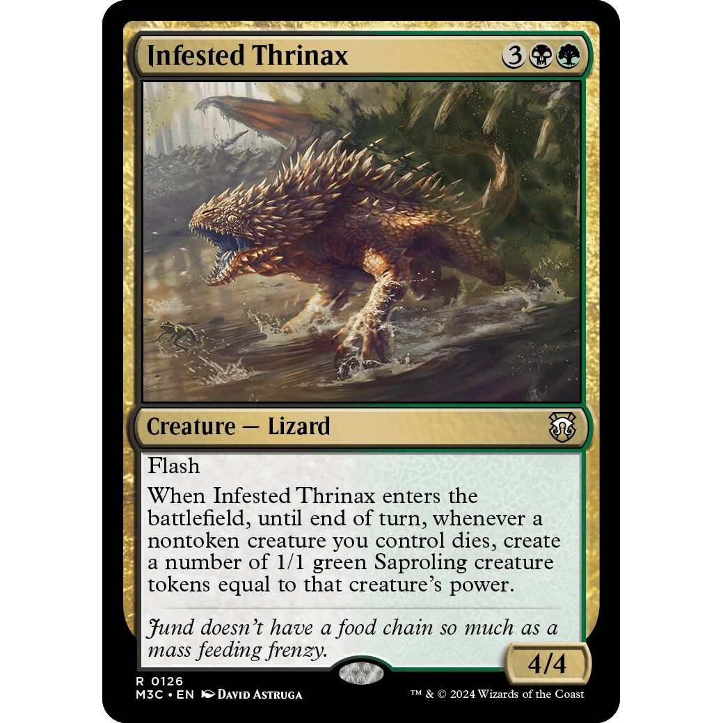 Image for Infested Thrinax (126) (M3C) - Magic: The Gathering