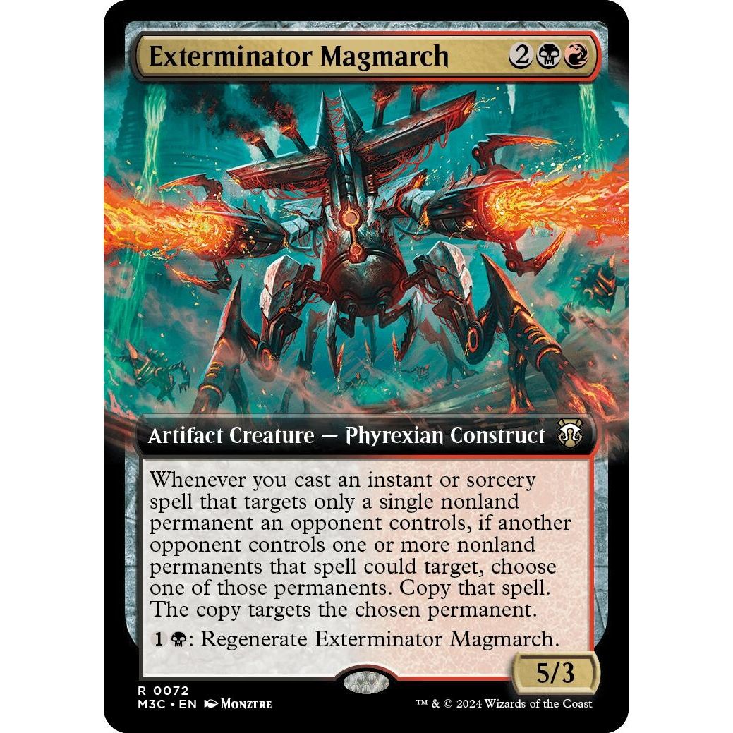 Image for Exterminator Magmarch (Extended Art) (72) (M3C) - Magic: The Gathering