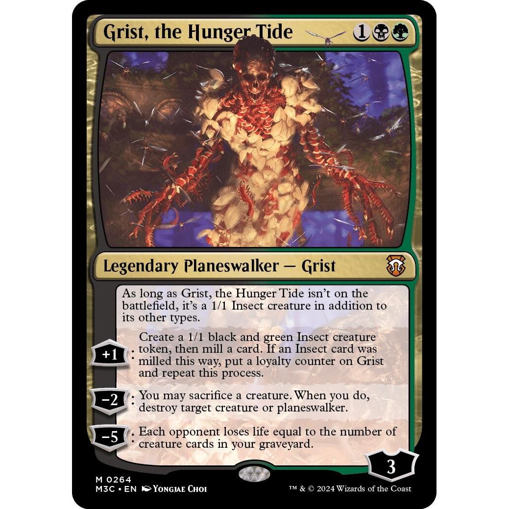 Image for Grist, the Hunger Tide (Ripple Foil) (264) (M3C) - Magic: The Gathering