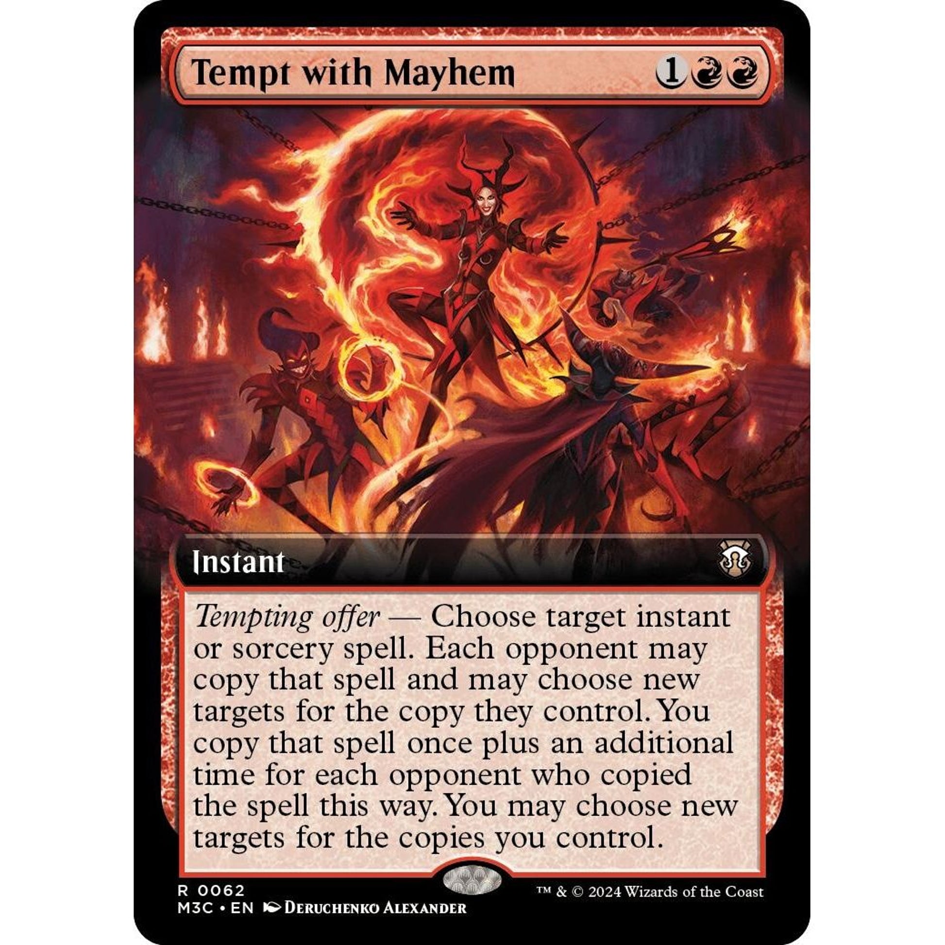 Image for Tempt with Mayhem (Extended Art) (62) (M3C) - Magic: The Gathering