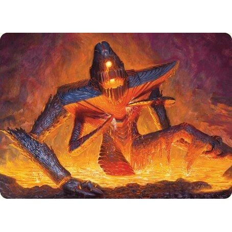 Image for Molten Gatekeeper Art Card (5) (ASMH3) - Magic: The Gathering