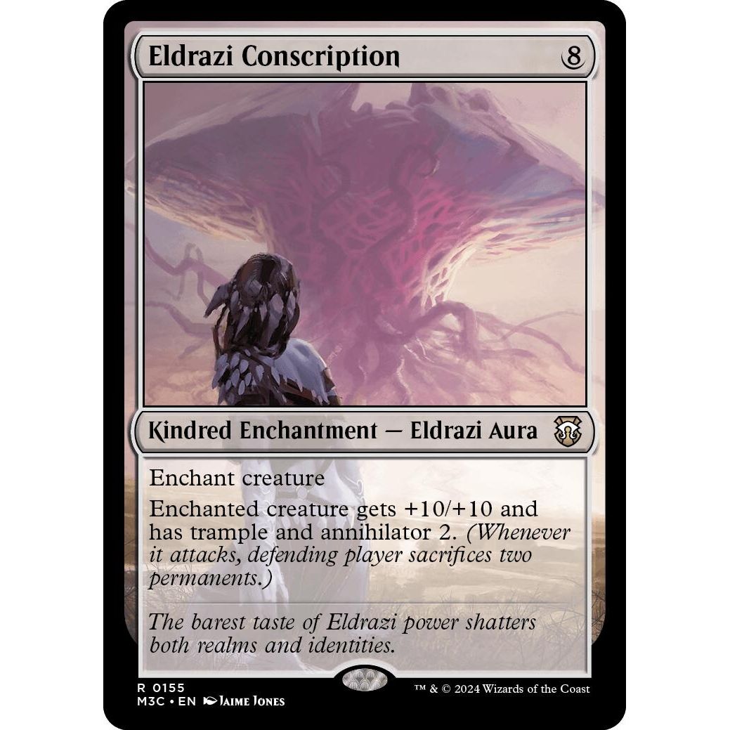 Image for Eldrazi Conscription (Ripple Foil) (155) (M3C) - Magic: The Gathering