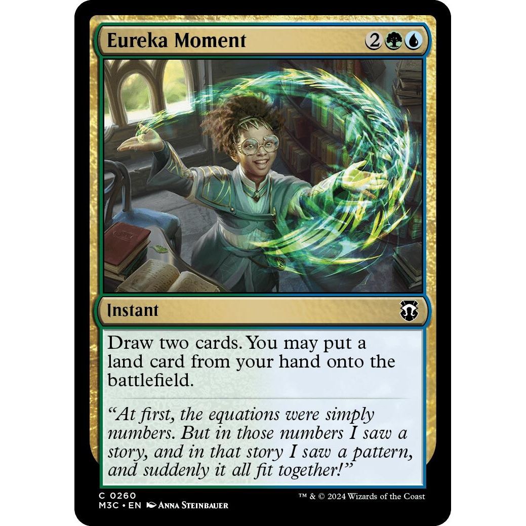 Image for Eureka Moment (Ripple Foil) (260) (M3C) - Magic: The Gathering