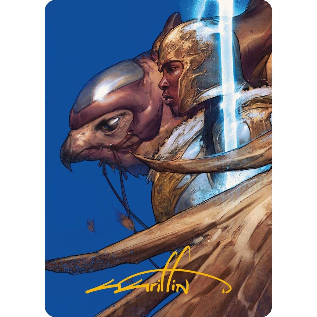 Image for Arna Kennerud, Skycaptain Art Card (Gold-Stamped Signature) (48) (ASMH3) - Magic: The Gathering