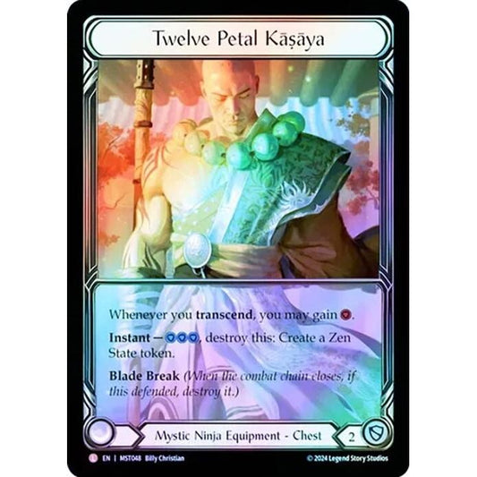 Image for Twelve Petal Kasaya (Extended Art) (MST048) (MST) - Flesh and Blood TCG