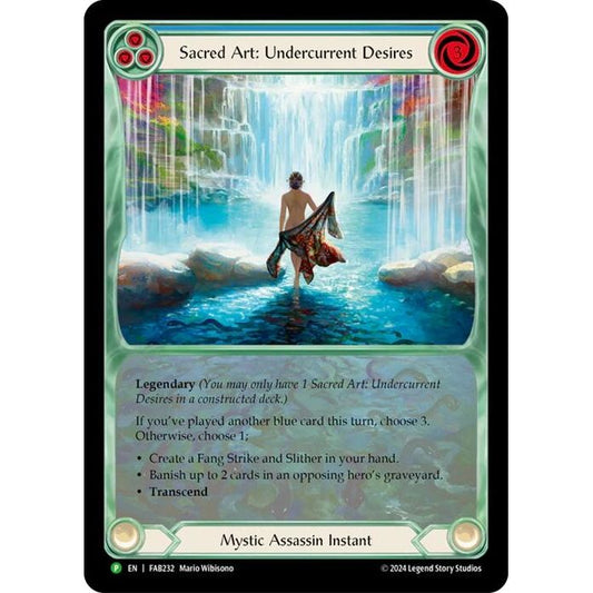 Image for Sacred Art: Undercurrent Desires - FAB232 (FAB232) (PR) - Flesh and Blood TCG