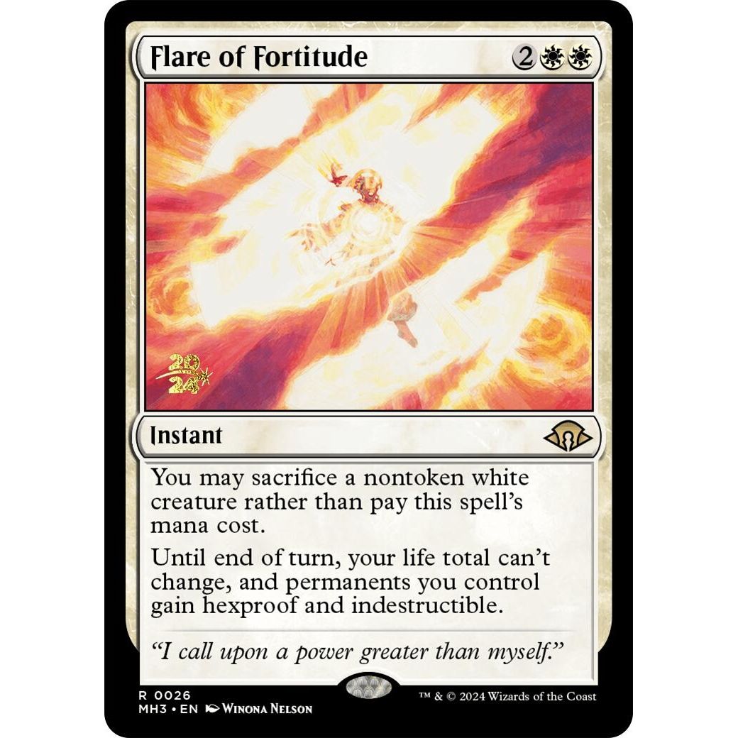Image for Flare of Fortitude (26) (PRE) - Magic: The Gathering