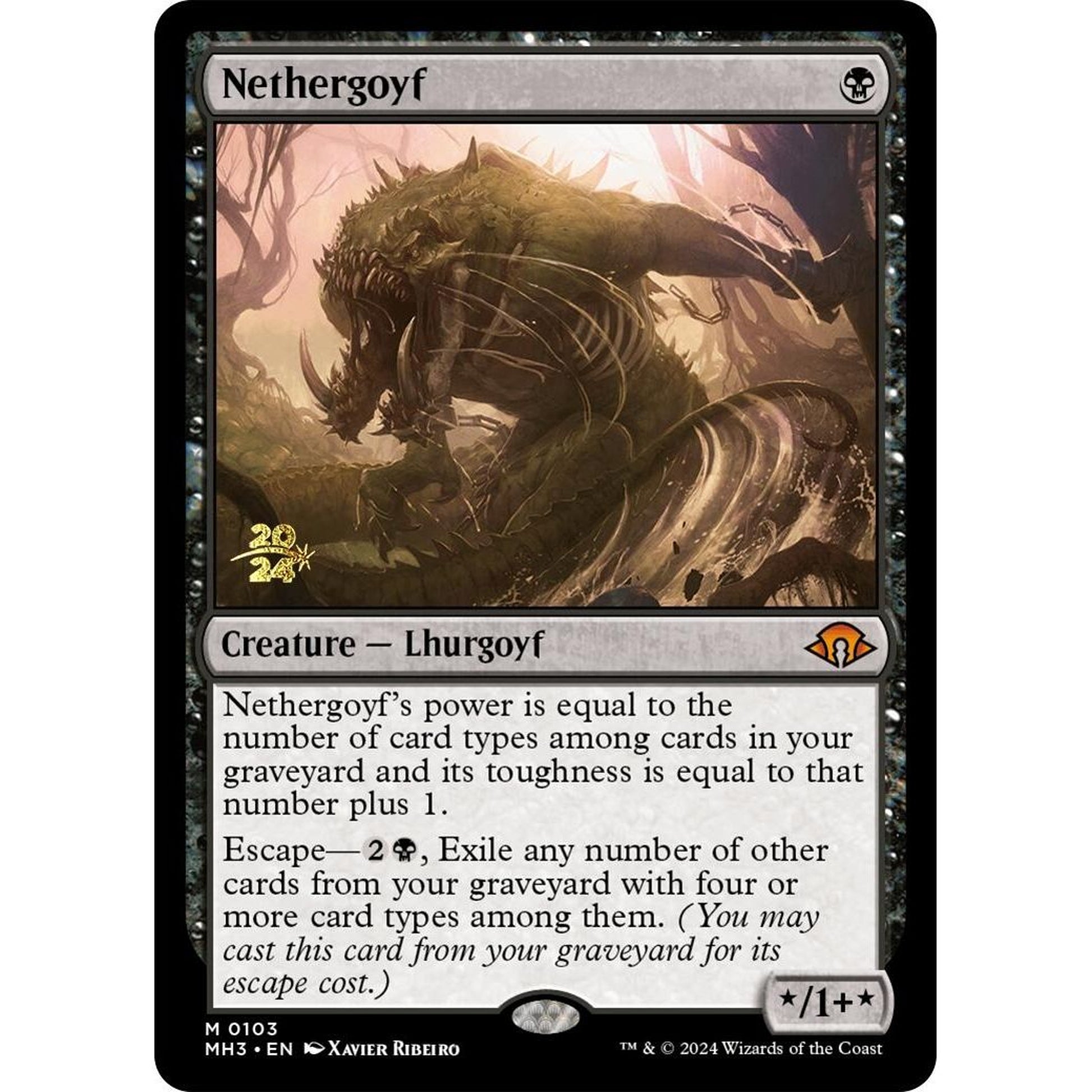 Image for Nethergoyf (103) (PRE) - Magic: The Gathering