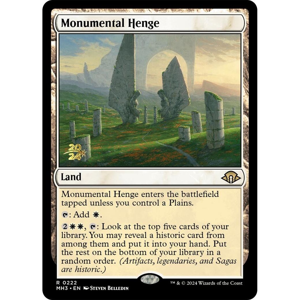 Image for Monumental Henge (222) (PRE) - Magic: The Gathering