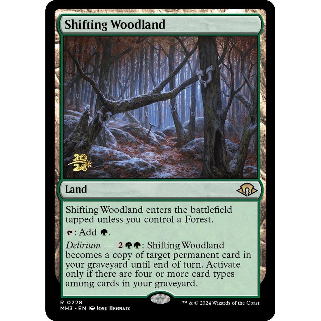 Image for Shifting Woodland (228) (PRE) - Magic: The Gathering