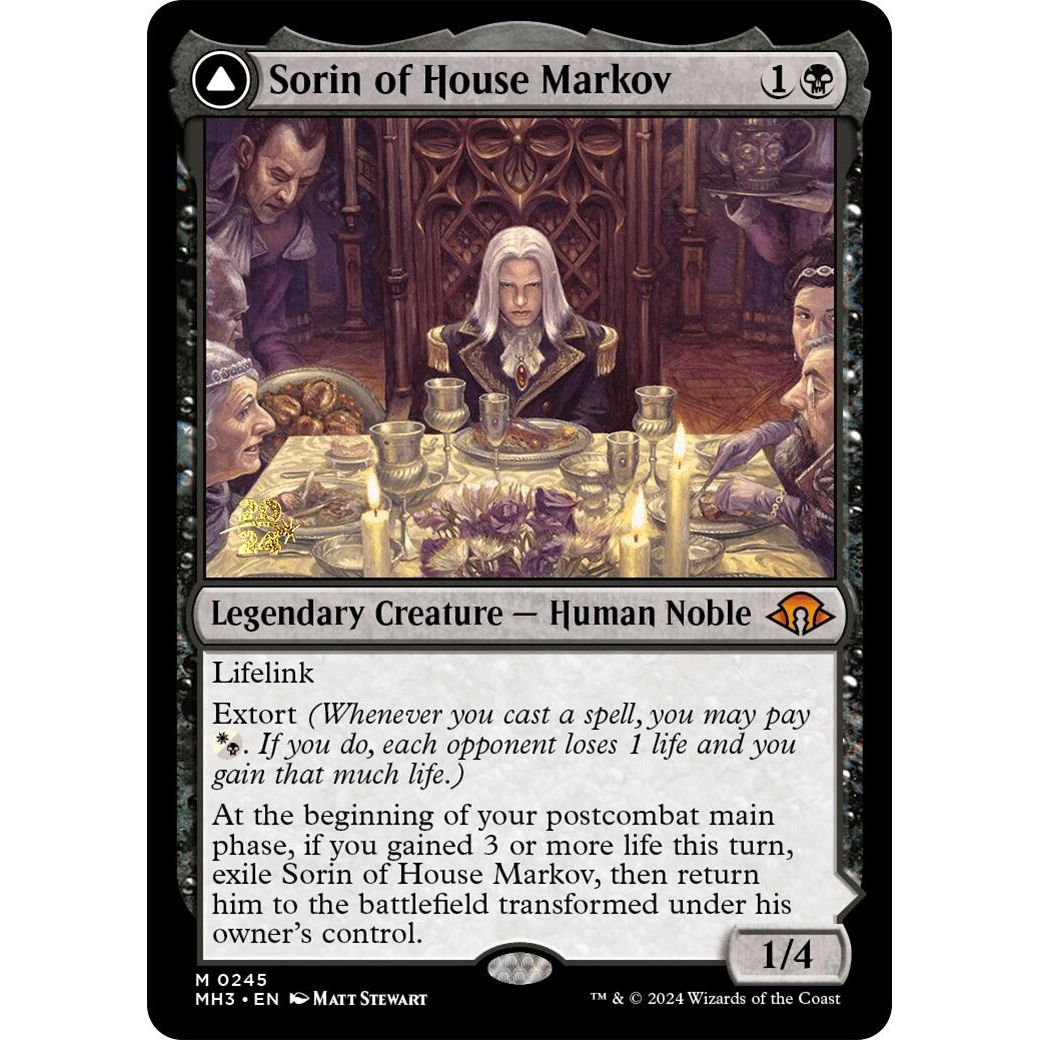 Image for Sorin of House Markov (245) (PRE) - Magic: The Gathering