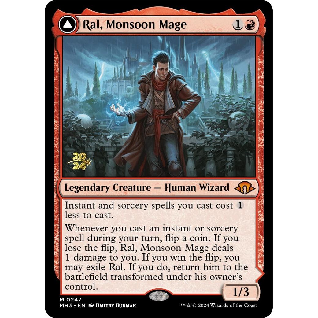 Image for Ral, Monsoon Mage (247) (PRE) - Magic: The Gathering