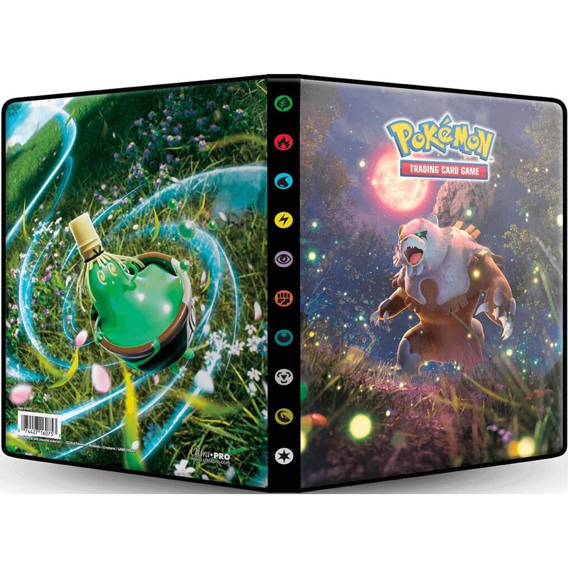 Image for Pokemon Scarlet and Violet Bloodmoon Ursaluna and Sinistcha 4-Pocket Portfolio - Storage Albums