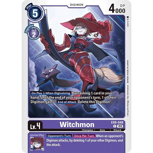 Image for Witchmon (EX6-048 C) (EX06) - Digimon Card Game