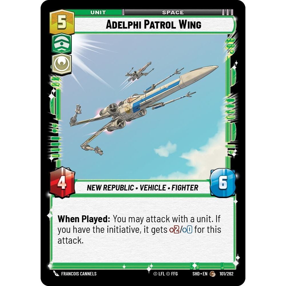 Image for Adelphi Patrol Wing (101/262) (SHD) - Star Wars: Unlimited