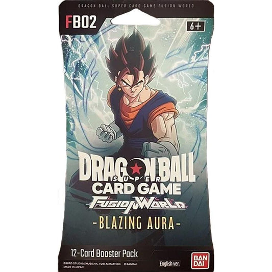 Image for Blazing Aura Sleeved Booster Pack [Vegito] - Dragon Ball Super: Fusion World