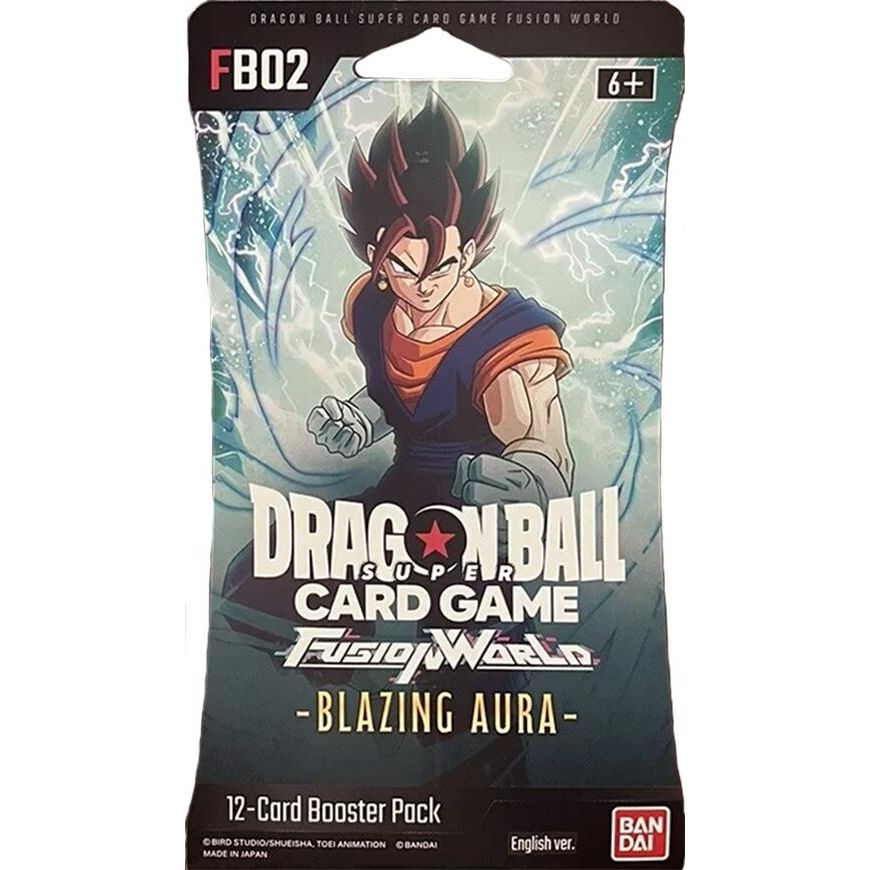 Image for Blazing Aura Sleeved Booster Pack [Vegito] - Dragon Ball Super: Fusion World