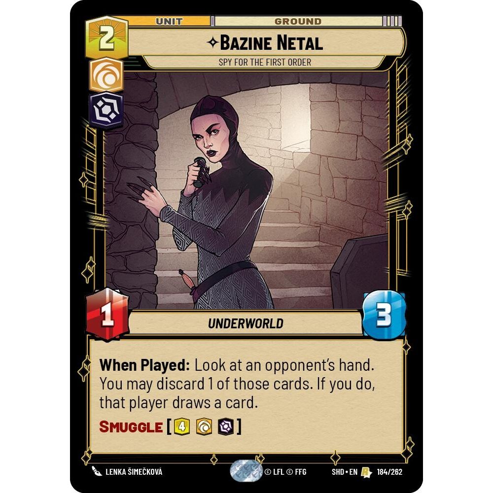 Image for Bazine Netal - Spy for the First Order (184/262) (SHD) - Star Wars: Unlimited