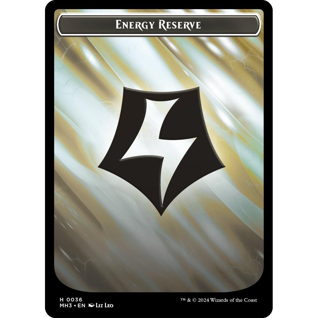 Image for Energy Reserve // Servo Double-Sided Token (0) (MH3) - Magic: The Gathering