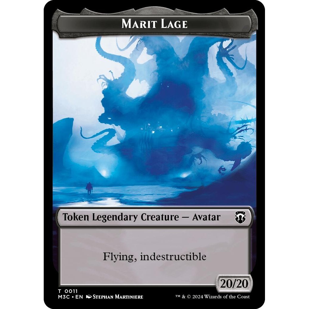 Image for Marit Lage // Sand Warrior Double-Sided Token (11 // 23) (M3C) - Magic: The Gathering